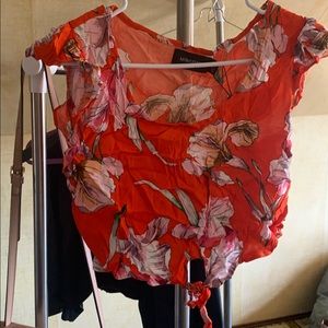 MinkPink tangerine dream top